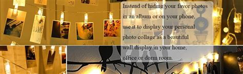 Buy FIRAGE String Light 3.5m Clip LED Warm White Photo Holder – 14 Clip ...
