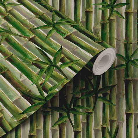 Bamboo Green Nature Wallpaper Roll - Magicdecor®
