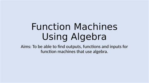 Image result for Maths Function Machines Algebra