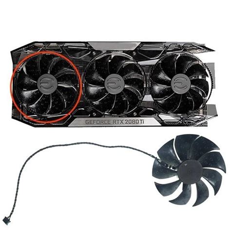 Pi+® (PiPlus®) GPU Replacement Fan For EVGA RTX 2070 2080 2080Ti FTW3