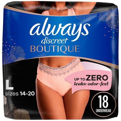 Always Discreet Boutique Adult Incontinence & Postpartum Underwear for ...