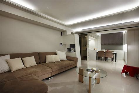 122平方米留白现代简约客厅沙发装修效果图_太平洋家居网图库