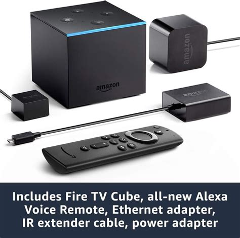Amazon Fire TV Cube (1st Gen), hands-free with Alexa and 4K India | Ubuy