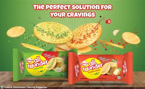 Sunfeast All Rounder, Thin, Light & Crunchy Potato Biscuit with Cream ...