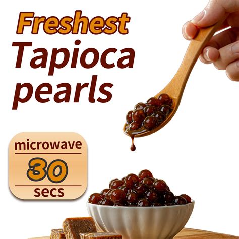 EASY BUBBLE TEA, Brown Sugar Flavor, Authentic instant Boba tea Bubble ...