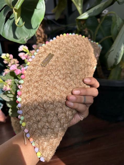 Happy Candy half moon clutch – Local Nation