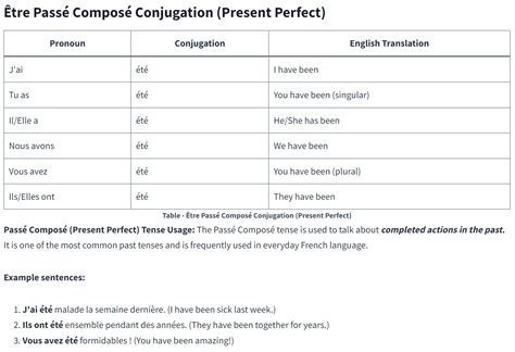 Être Conjugation the Easy Way (All 8 French Tenses) - Corrector