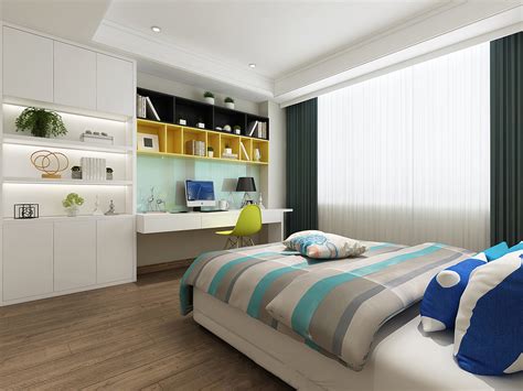 现代客厅，现代卧室|空间|室内设计|张美丽效果图 - 原创作品 - 站酷 (ZCOOL)