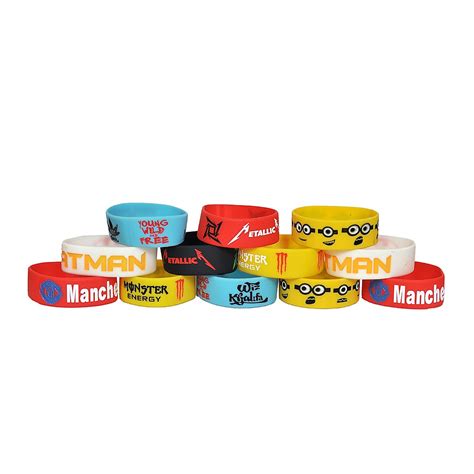 One Point Collections Multicolor Rubber Bracelet Friendship Band for ...