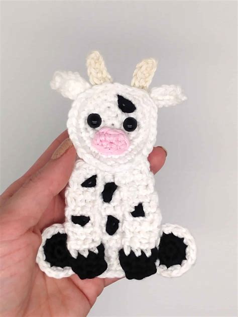 Cow Applique Crochet Pattern- Natalina Craft