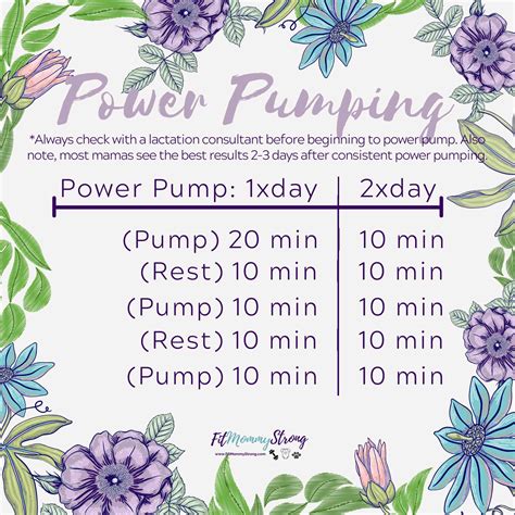 Power Pumping Breastfeeding Schedule – YZSKMW
