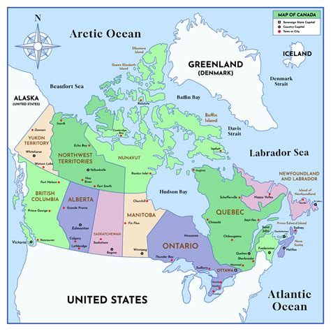 Canada Country Map 21666367 Vector Art at Vecteezy