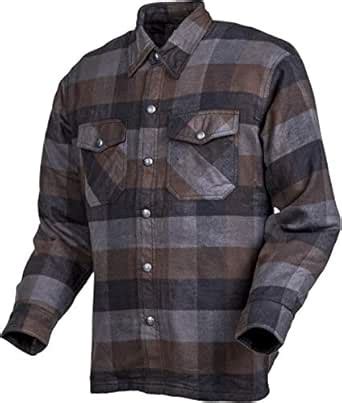 Scorpion Covert Flannel Adult Street Motorcycle Jackets - Black/Brown ...