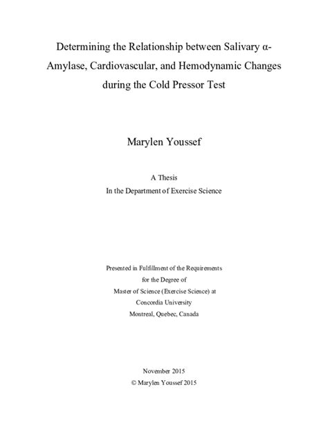 Fillable Online spectrum library concordia Salivary Alpha-Amylase as an ...