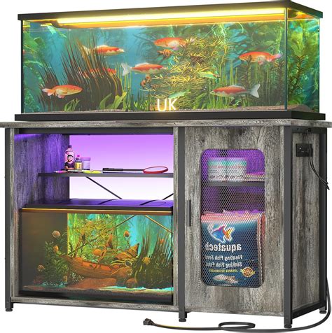 Amazon.com: Unikito 55-75 Gallon Aquarium Stand with Power Outlets ...