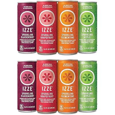 IZZE Sparkling Juice, 4 Flavor Variety Pack, 8.4 Fl India | Ubuy