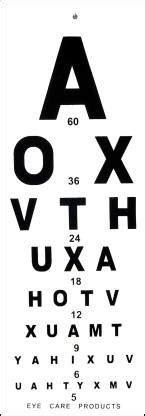 ECP Eye Testing Chart "English" Vision Test Chart Price in India - Buy ...