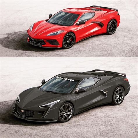 Artist Renders Chevrolet Corvette-Based Cadillac Sports Car