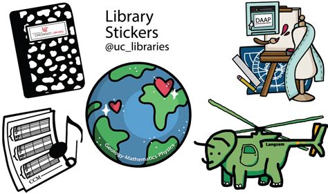 Library Science Stickers 的图像结果