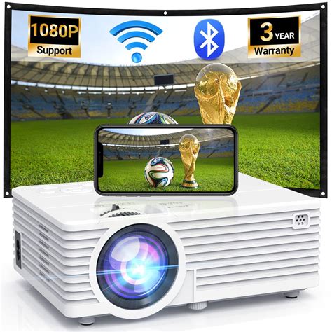 Panseba 4500Lumens Lcd Projector- Full Hd 1080P Supported, Portable ...