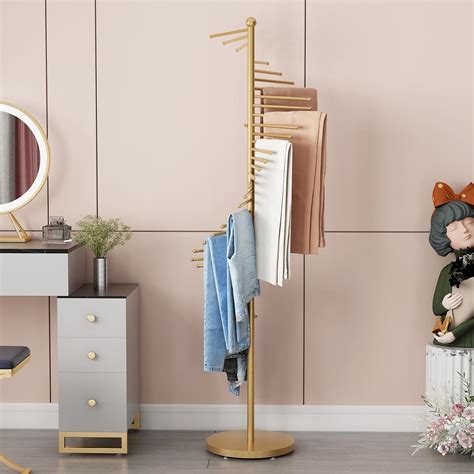 CAVAOSEY Freestanding Scarf Racks, Spiral Scarf Hanger Stand India | Ubuy