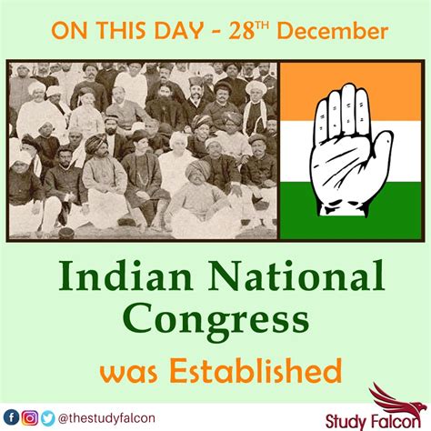 ON THIS DAY – 28TH DECEMBER Indian National Congress Was Established ...