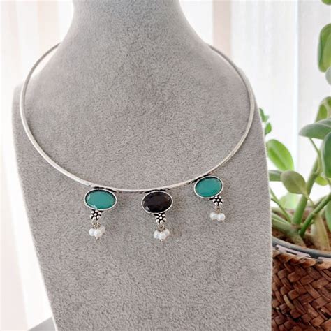 Metal or Oxidized Necklaces – AashirsLifestyle