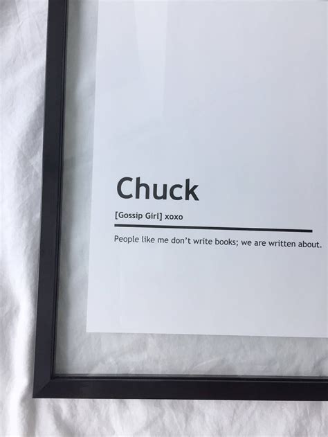 Chuck Bass Character Print - Etsy
