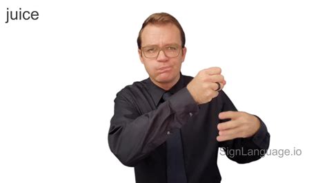 juice in ASL - Example # 3 - American Sign Language
