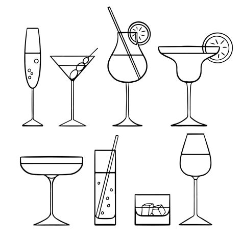 Margarita Drink Glasses