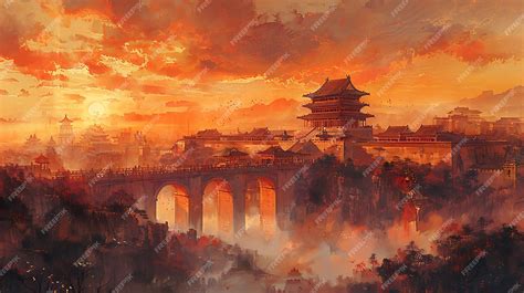 Premium Photo | Visual narrative tracing history of Chinas dynasty emperor imperial capital Qin ...