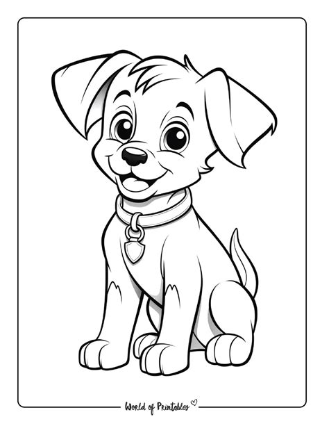 Puppy Coloring Pages Free Printable - udlvirtual.esad.edu.br