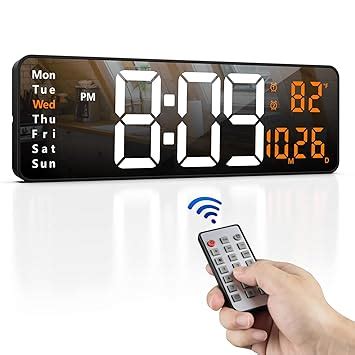 Buy Zgrmbo - 16 Inch Large Digital Wall Clock with Remote Control ...