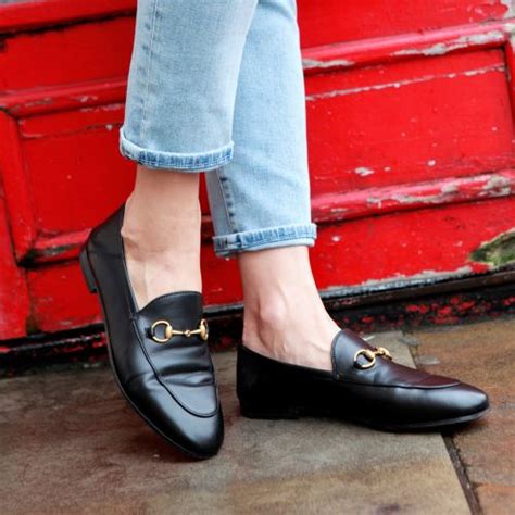 gucci leather loafers