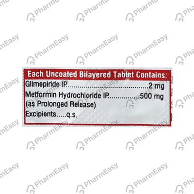 Metpath G 2mg Strip Of 10 Tablets: Uses, Side Effects, Price & Dosage ...