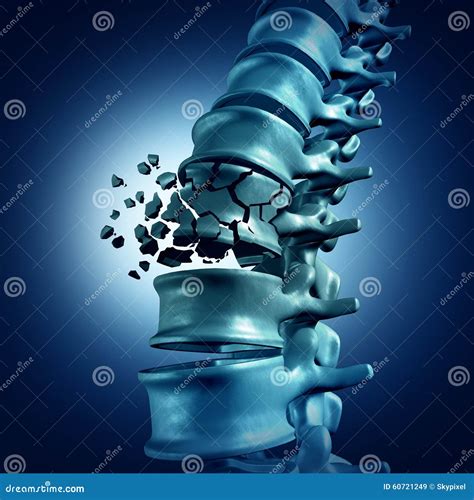Spinal Fracture Stock Illustration - Image: 60721249