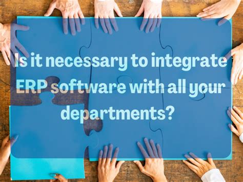 Uniting all your business departments under one roof with ERP software?