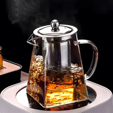 12 oz Glass Teapot With Removable Infuser - brandingproInc