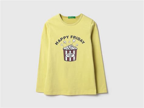 Regular Fit Round Neck Popcorn Print T-Shirt – United Colors of ...