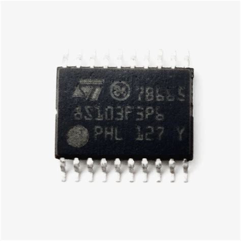 STM8S103F3P6 - STM8S 8-bit 8Kb Flash microcontroller 20-Pin TSSOP ...