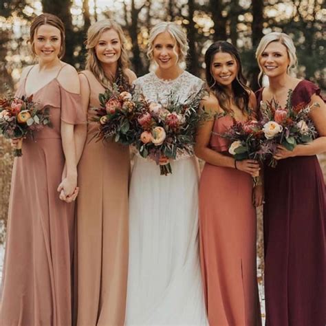 9 Bridal Dress Colors ideas | wedding bridesmaids, mismatched ...