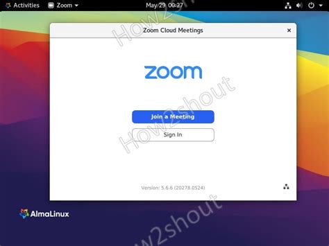 Zoom Client Linux 的图像结果