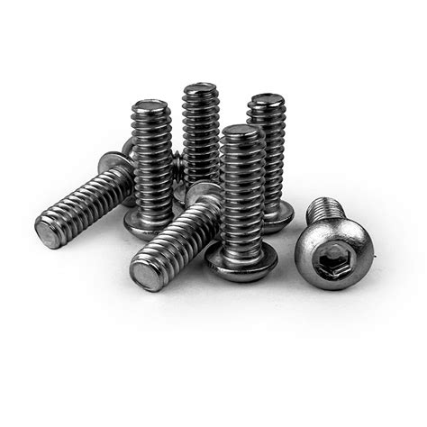 Socket Button Head Screw, Stainless Steel 18-8, 1/4"-20 x 3/4" | 10 pk