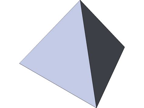 Tetrahedron 3D Model 的图像结果
