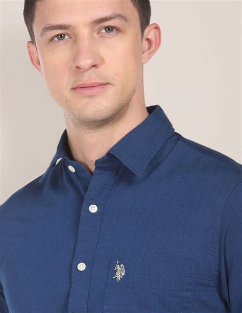 Textured Cotton Shirt – U.S. Polo Assn. India