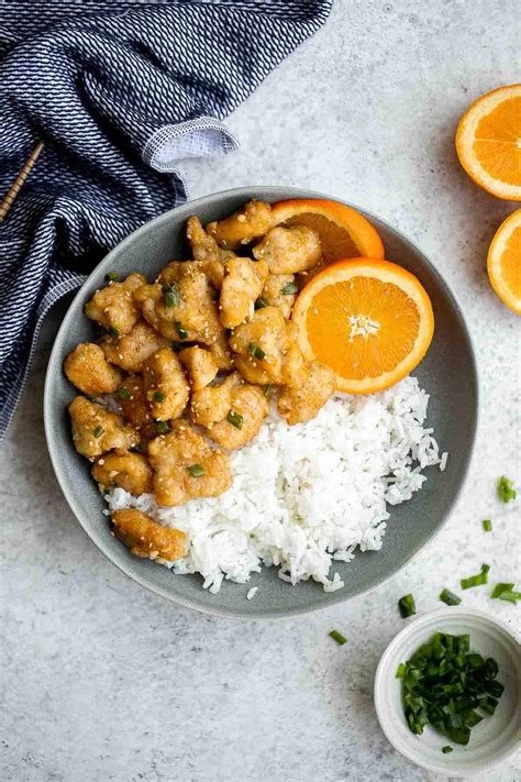 Orange Chicken And White Rice