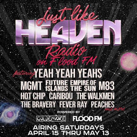 FLOOD - Just Like Heaven Festival Giveaway (“Sweepstakes”) Official Rules