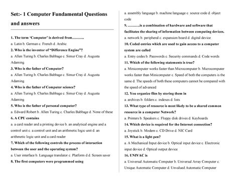 Computer Fundamental Questions 的图像结果