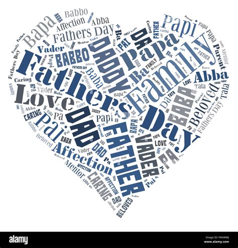 Word Cloud for Father's day that includes the word father in different ...