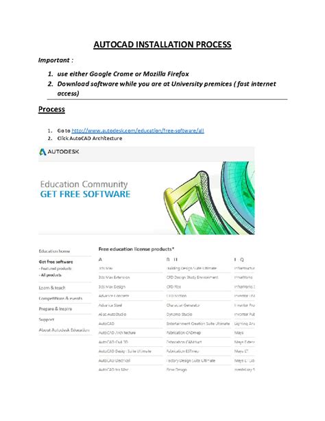 AutoCAD Installation Guide 的图像结果
